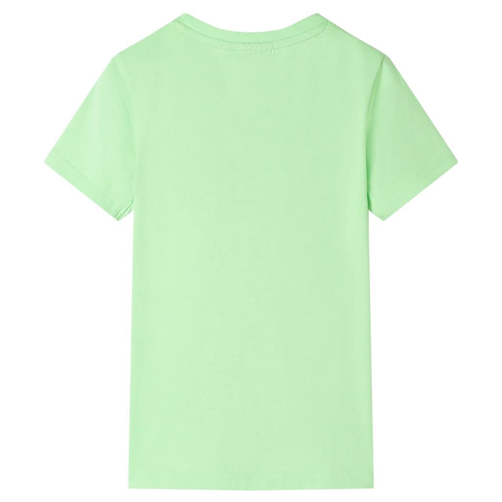 VidaXL Kindershirt 116 neongroen