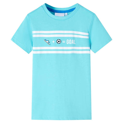 VidaXL Kindershirt 128 zeeblauw