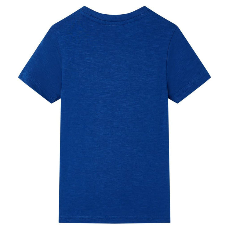 VidaXL Kindershirt 116 donkerblauw
