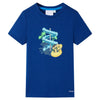 VidaXL Kindershirt 140 donkerblauw