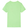VidaXL Kindershirt 104 neongroen