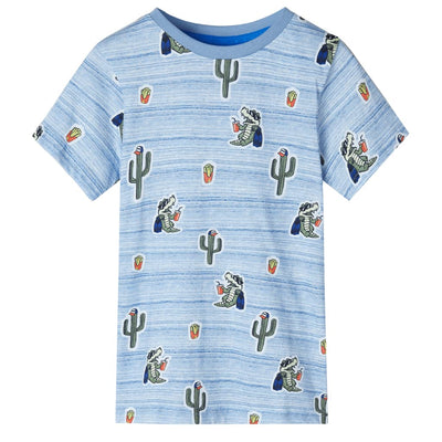 VidaXL Kindershirt 116 gemengd blauw