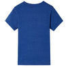 VidaXL Kindershirt 92 gemêleerd donkerblauw