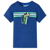 Vidaxl kindershirt 128 gemêleerd donkerblauw