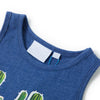Vidaxl kindertopje 128 gemêleerd donkerblauw