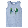 Vidaxl kindertopje 104 gemêleerd blauw