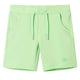 Vidaxl kindershort 128 fluorescerend groen