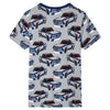 Vidaxl kinderpyjama met korte mouwen 92 grijs