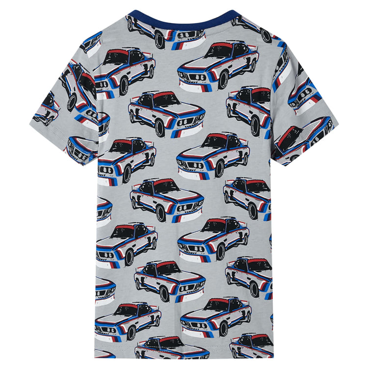 Vidaxl kinderpyjama met korte mouwen 92 grijs