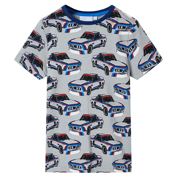 VidaXL Kinderpyjama met korte mouwen 140 grijs