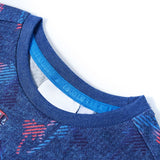 Vidaxl kindershirt 104 gemêleerd donkerblauw - afbeelding 3