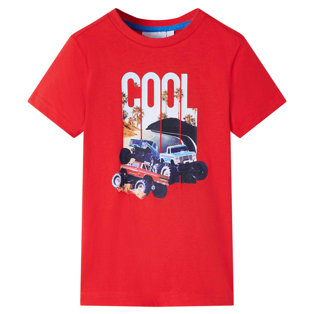 VidaXL Kindershirt 92 rood