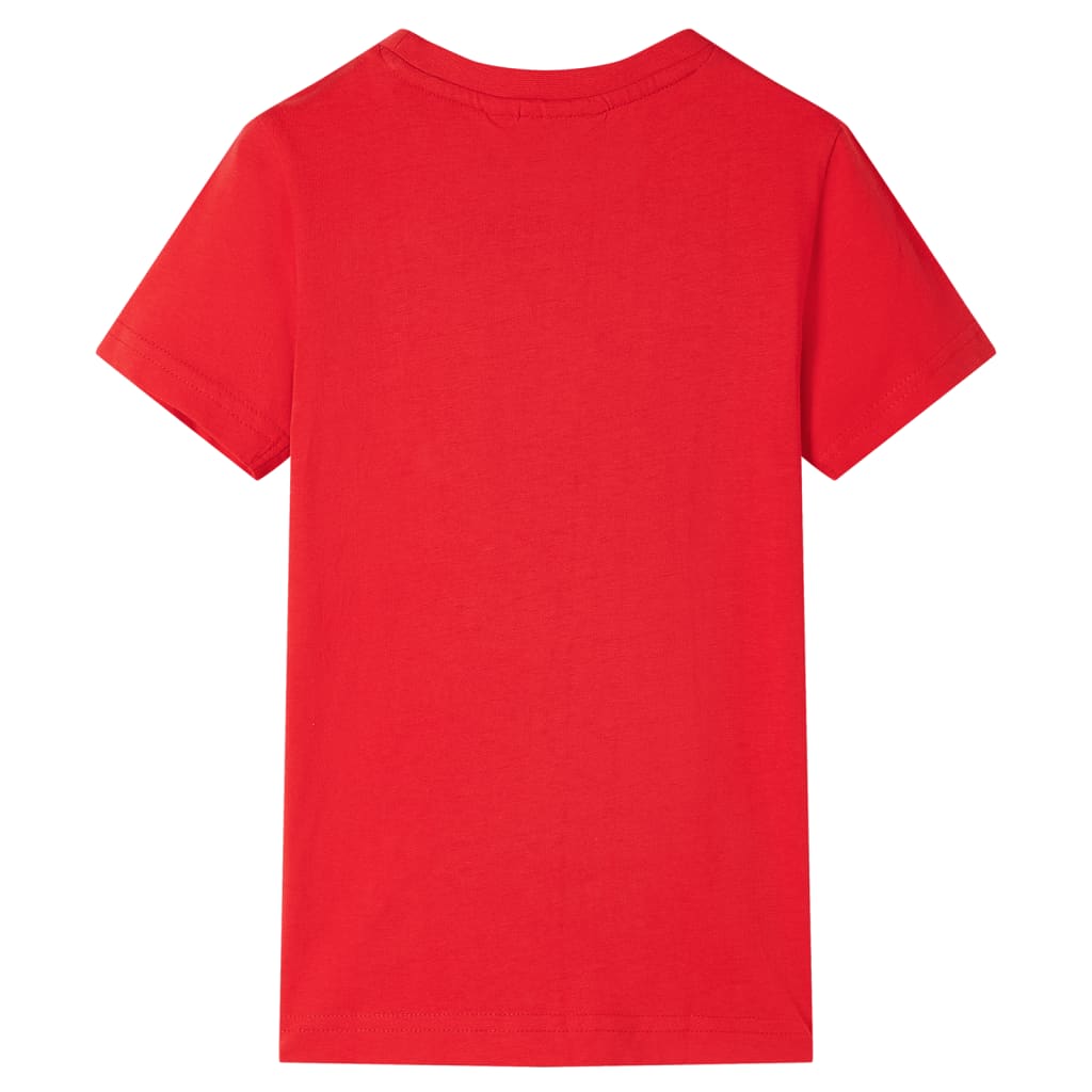 VidaXL Kindershirt 92 rood