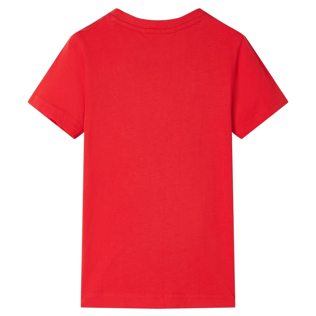 VidaXL Kindershirt 128 rood