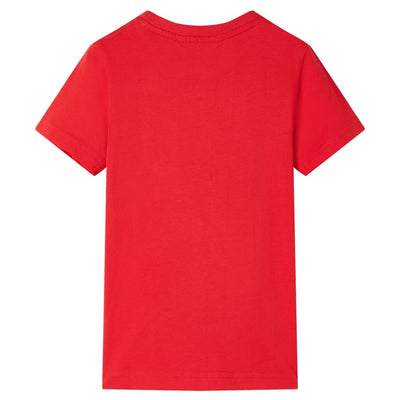 VidaXL Kindershirt 128 rood