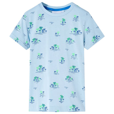 VidaXL Kindershirt 116 lichtblauw