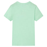 VidaXL Kindershirt 92 lichtgroen - afbeelding 2