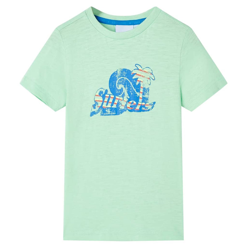 Vidaxl kindershirt 140 lichtgroen