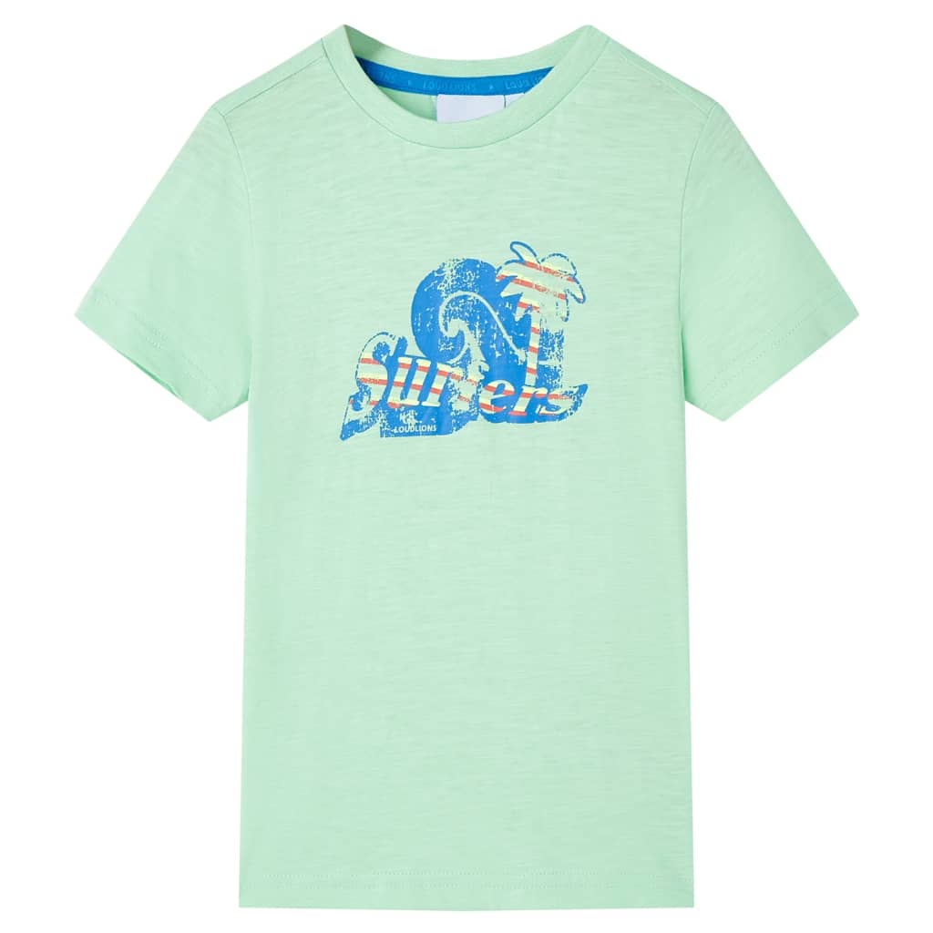 Vidaxl kindershirt 140 lichtgroen