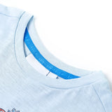 VidaXL Kindershirt 92 lichtblauw - afbeelding 3