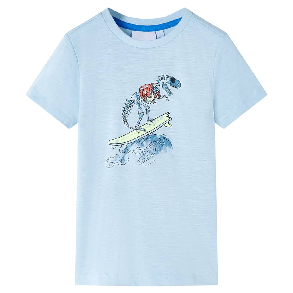 VidaXL Kindershirt 116 lichtblauw