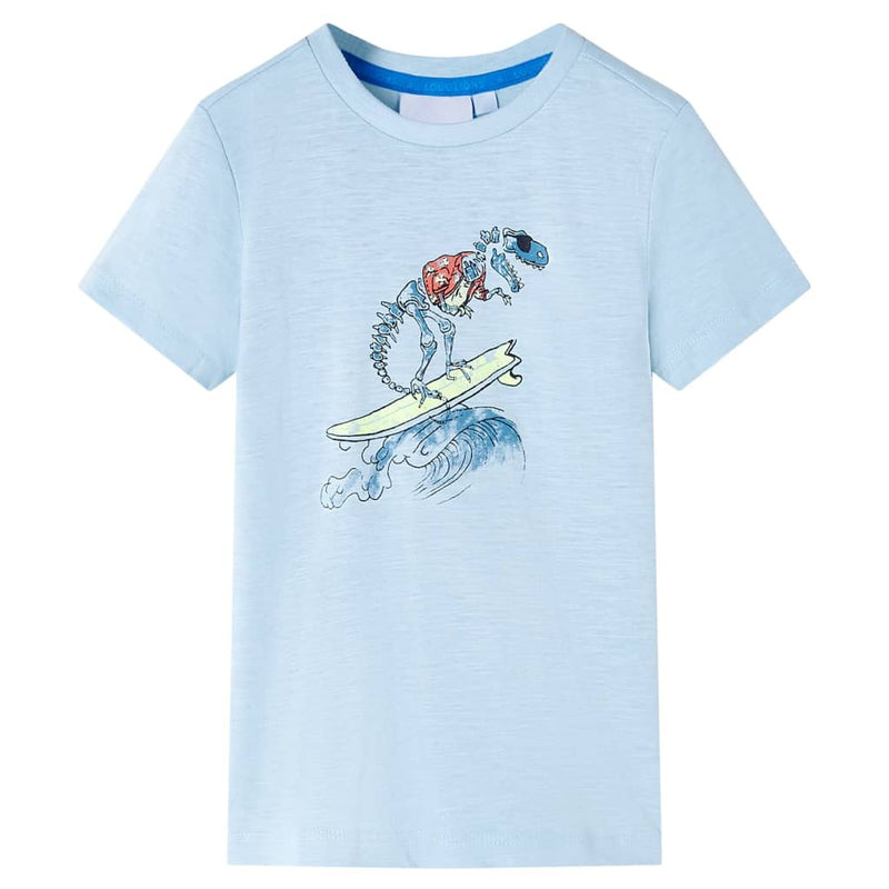 Vidaxl kindershirt 128 lichtblauw