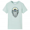 VidaXL Kindershirt met strepen 92 lichtmint