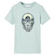 Vidaxl kindershirt met strepen 116 lichtmint
