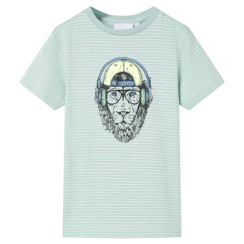 Vidaxl kindershirt met strepen 116 lichtmint