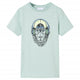Vidaxl kindershirt met strepen 140 lichtmint
