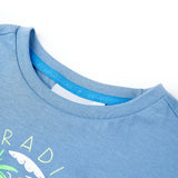 VidaXL Kindershirt 104 middelblauw - afbeelding 3