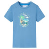 VidaXL Kindershirt 128 middenblauw