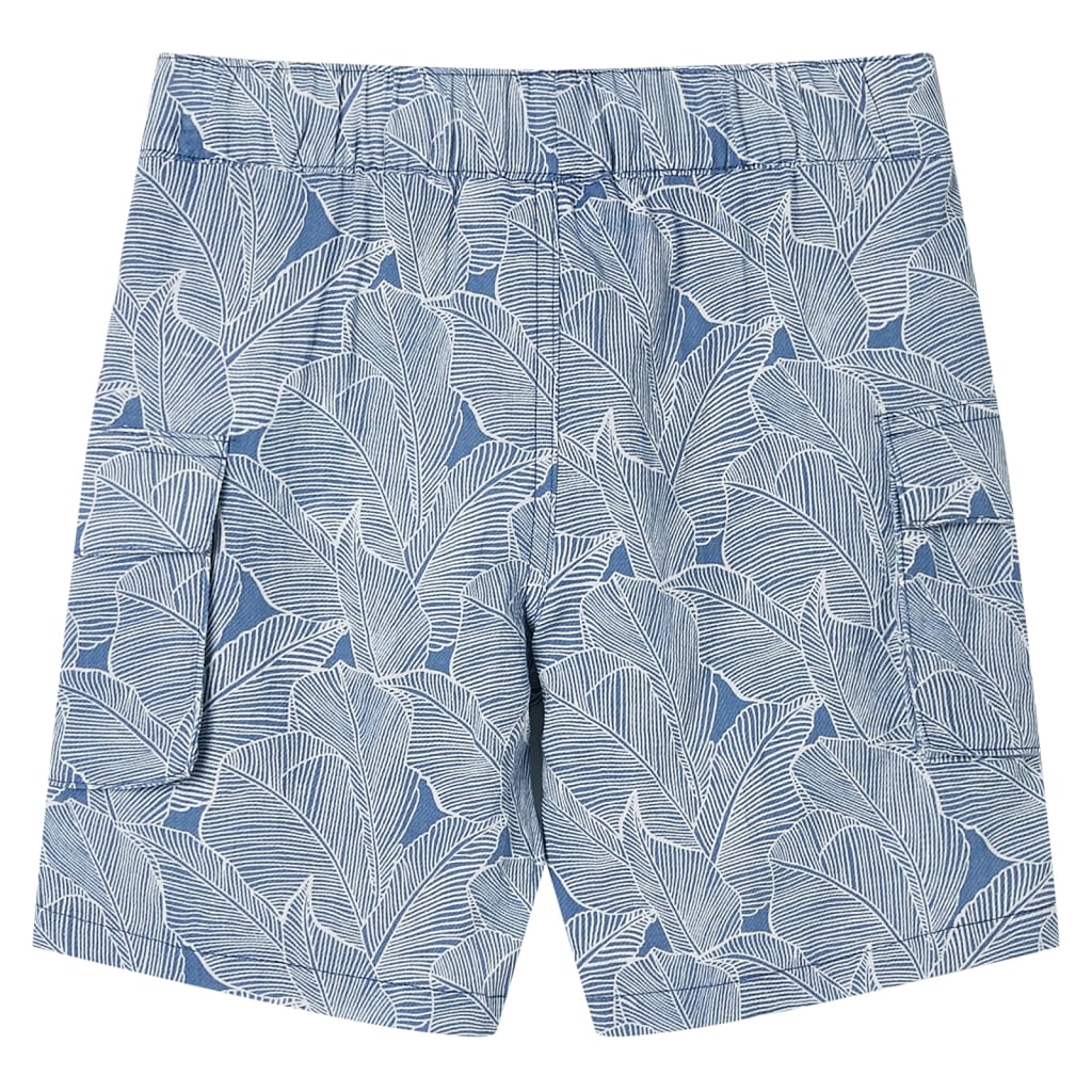 VidaXL Kindershorts met trekkoord 92 donkerblauw