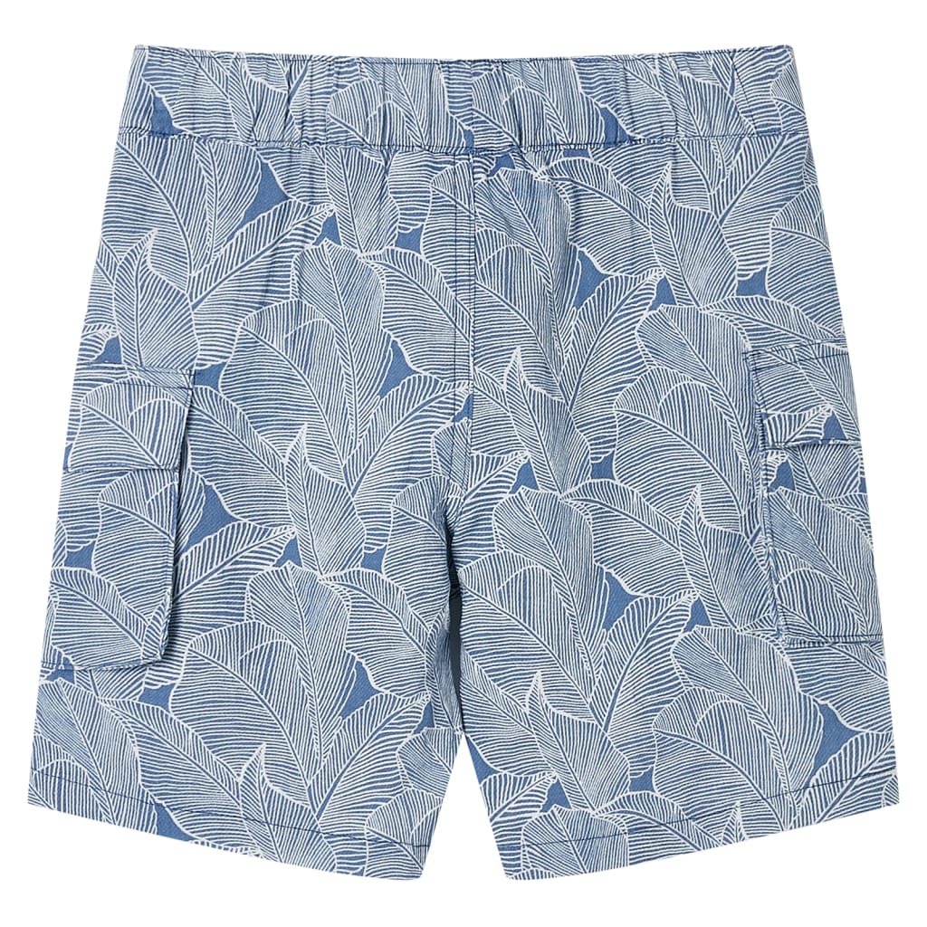 VidaXL Kindershorts met trekkoord 104 donkerblauw