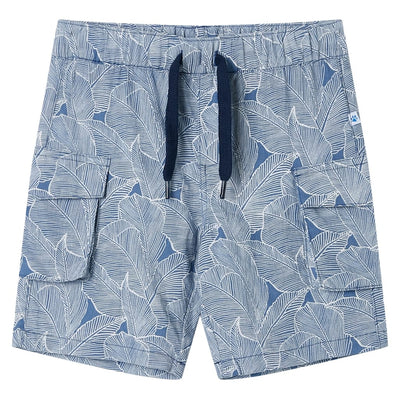 VidaXL Kindershorts met trekkoord 116 donkerblauw