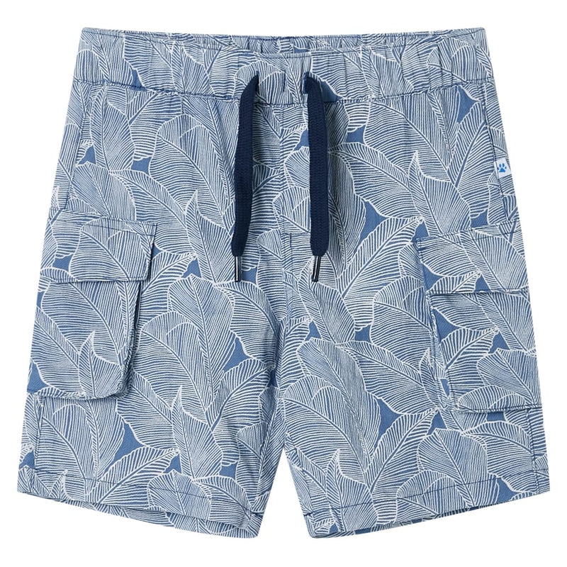 Vidaxl kindershorts met trekkoord 116 donkerblauw