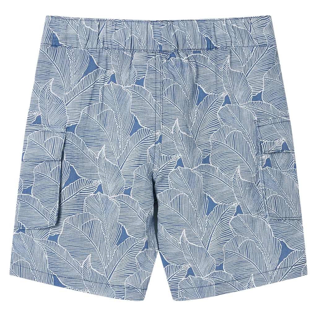 VidaXL Kindershorts met trekkoord 116 donkerblauw