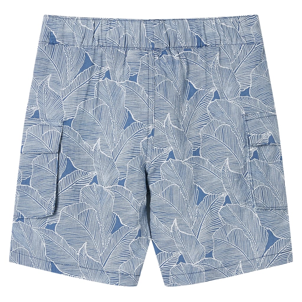 Vidaxl kindershorts met trekkoord 116 donkerblauw