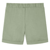 Vidaxl kindershorts met trekkoord 92 lichtkaki - afbeelding 2