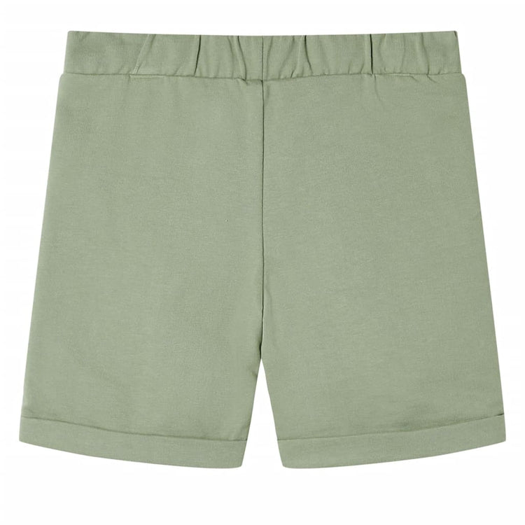 VidaXL Kindershorts met trekkoord 104 lichtkaki