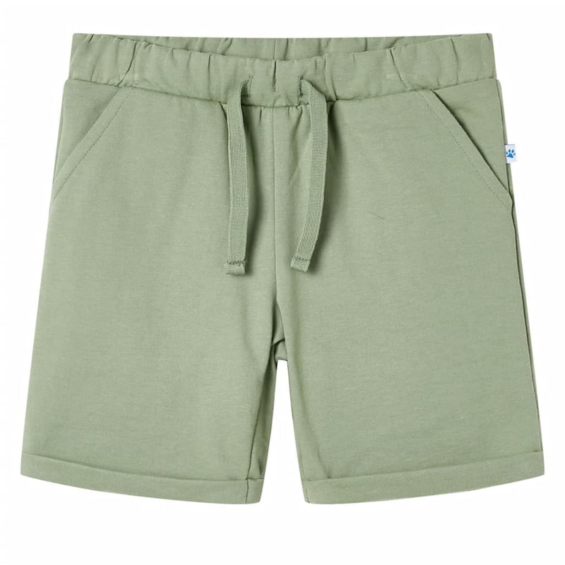 VidaXL Kindershorts met trekkoord 128 lichtkaki