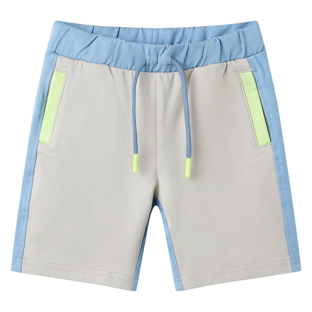 VidaXL Kindershort met trekkoord 92 blauw