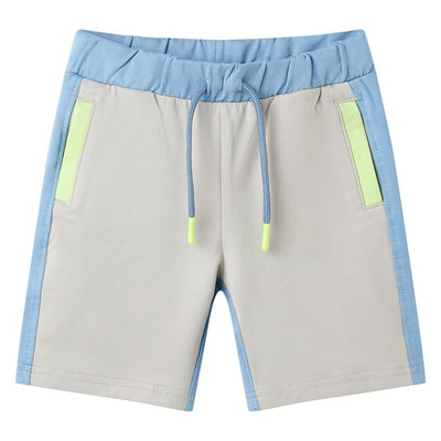 VidaXL Kindershort met trekkoord 92 blauw