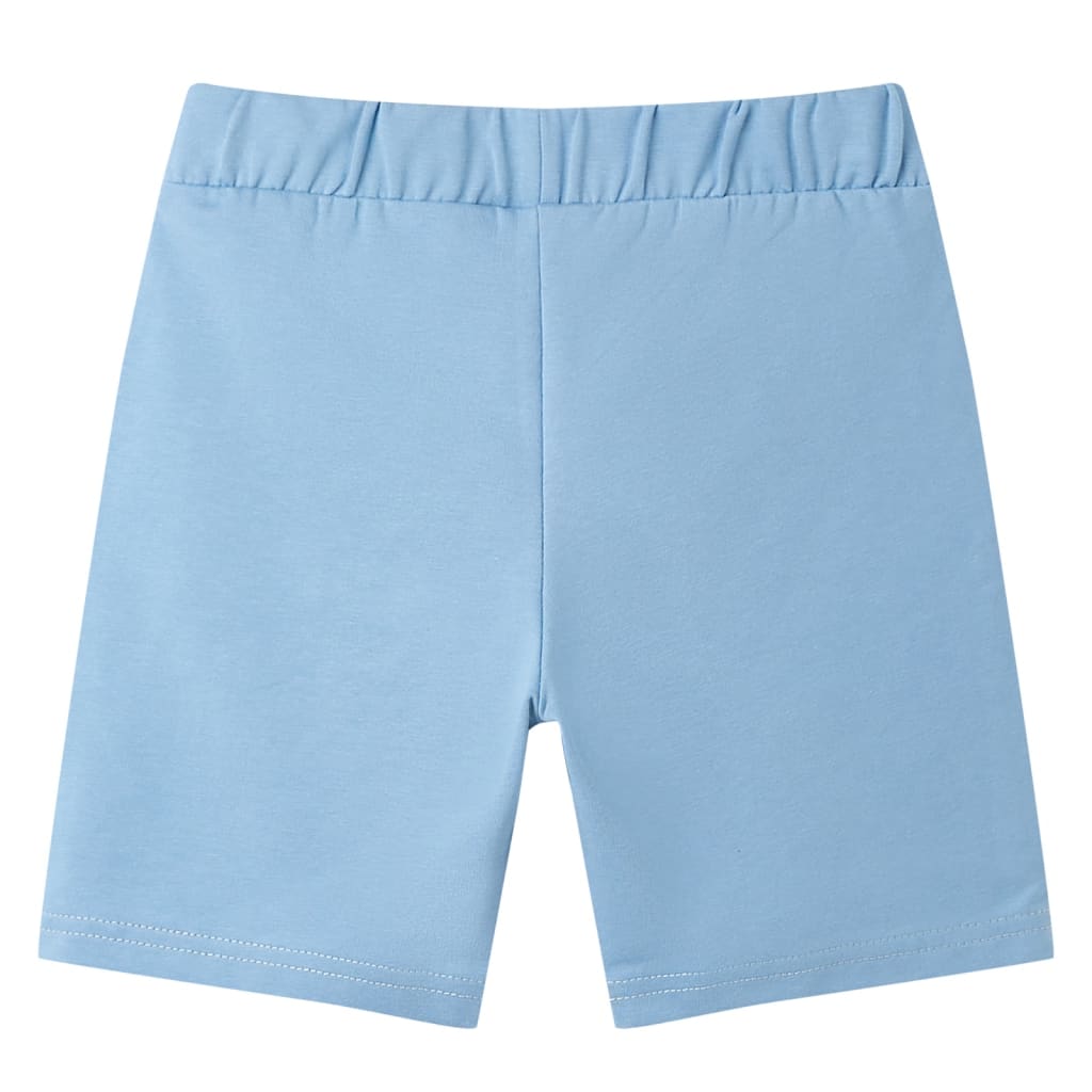 VidaXL Kindershort met trekkoord 92 blauw