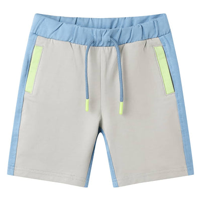 VidaXL Kindershort met trekkoord 116 blauw