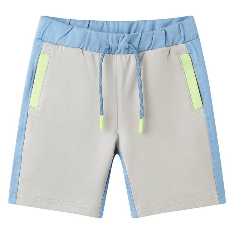 VidaXL Kindershort met trekkoord 116 blauw