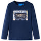 Vidaxl kindershirt met lange mouwen 104 gemêleerd marineblauw