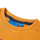 Vidaxl kindershirt met lange mouwen 104 okerkleurig - afbeelding 3
