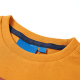 VidaXL Kindershirt met lange mouwen 128 okerkleurig - afbeelding 3