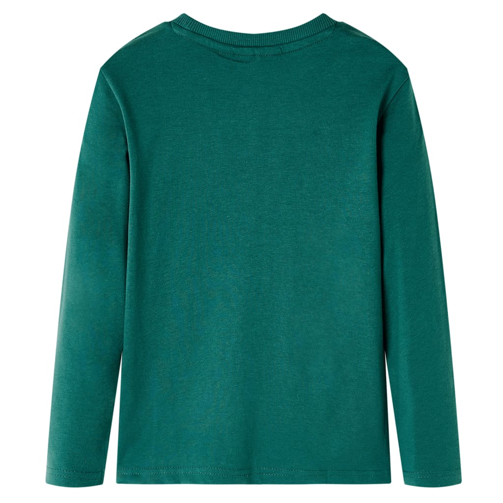 VidaXL Kindershirt met lange mouwen 104 groen